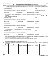 IRS Form 3520-A Annual Information Return of Foreign Trust With a U.S. Owner, Page 3