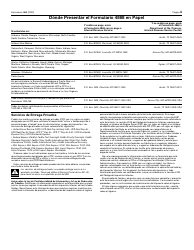 IRS Formulario 4868 Solicitud De Prorroga Automatica Para Presentar La Declaracion Del Impuesto Sobre El Ingreso Personal De Los Estados Unidos (Spanish), Page 4