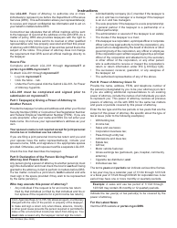Form LGL-001 Power of Attorney - Connecticut, Page 2