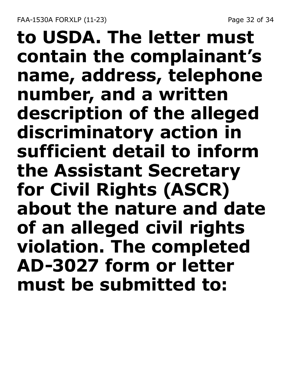 Form FAA-1530A-XLP Nutrition Assistance Able Bodied Adult Without Dependents (Abawd) Time Limits - Extra Large Print - Arizona, Page 32