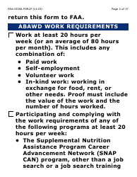 Form FAA-1530A-LP Nutrition Assistance Able Bodied Adult Without Dependents (Abawd) Time Limits - Large Print - Arizona, Page 2