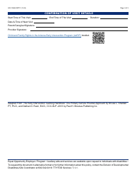 Form GCI-1094A Early Intervention Contact Log - Arizona, Page 3
