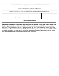 FSIS Form 4410-28 Loan Information Form - Student Loan Repayment Program (Slrp), Page 2
