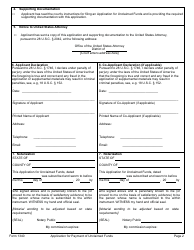 Form 1340 Application for Payment of Unclaimed Funds, Page 2