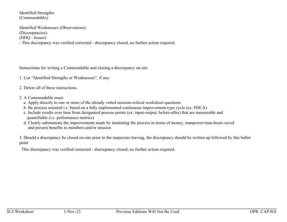 Form D-4 Sui Worksheet - Administration, Page 5