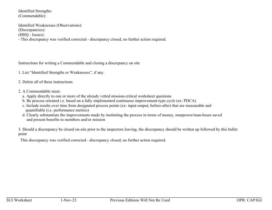 Form D-1 Sui Worksheet - Education and Training, Page 3