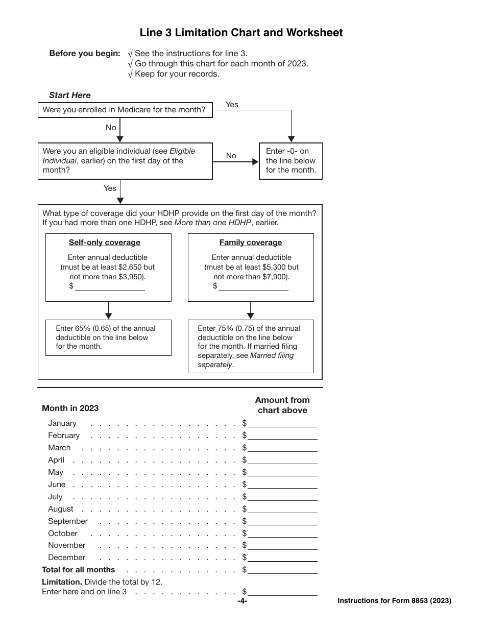 Instructions for IRS Form 8853 Archer Msas and Long-Term Care Insurance Contracts, Page 4