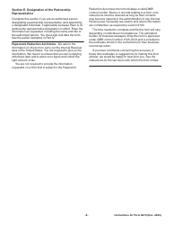 Instructions for IRS Form 8979 Partnership Representative Revocation, Designation, and Resignation, Page 4