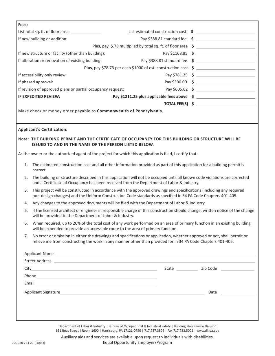 Form UCC-3 Download Fillable PDF or Fill Online Application for Ucc ...