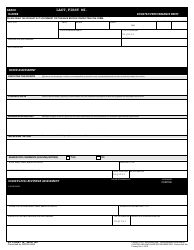 AF Form 716 Enlisted Performance Brief