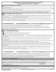 DAF Form 153 Department of the Air Force Civilian Centrally Managed Career Development Mobility Agreement, Page 2