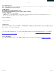 Form RC644 Notice of Objection - Greenhouse Gas Pollution Pricing Act - Canada, Page 2