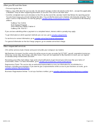 Form B400 Fuel Charge Return - Registrant - Canada, Page 4