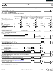 Document preview: Form T3YT Yukon Tax - Canada, 2023