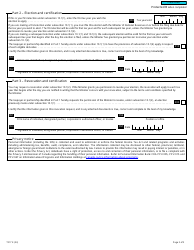 Form T217 Election or Revocation of an Election to Use the Mark-To-Market Method - Canada, Page 2