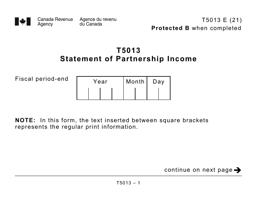 Form T5013  Printable Pdf