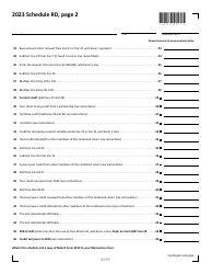 Schedule RD Credit for Increasing Research Activities - Minnesota, Page 2