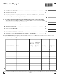 Schedule PTE Pass-Through Entity Tax - Minnesota, Page 2
