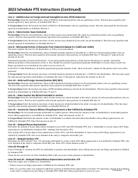 Schedule PTE Pass-Through Entity Tax - Minnesota, Page 4