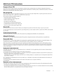 Form TPD Tax Position Disclosure - Minnesota, Page 2
