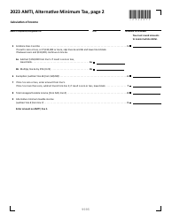 Schedule AMTI Alternative Minimum Tax - Minnesota, Page 2