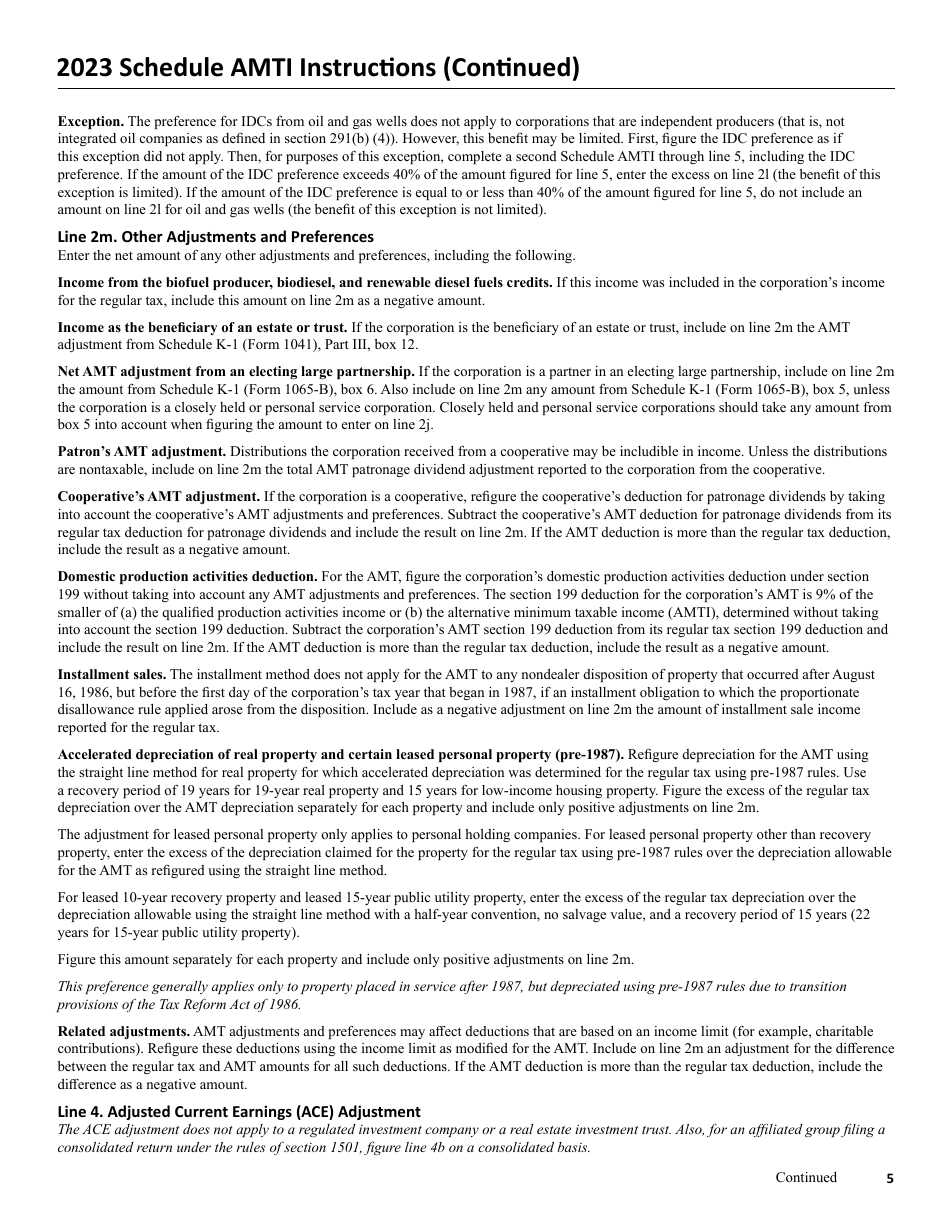 Schedule AMTI Alternative Minimum Tax - Minnesota, Page 7