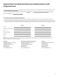 Schedule RAIL Short Line Railroad Infrastructure Modernization Credit - Minnesota, Page 3