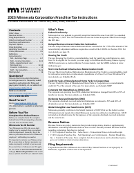 Document preview: Instructions for Form M4, M4I, M4A, M4T - Minnesota