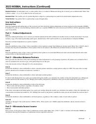 Form M3BBA Partnership Audit Report - Minnesota, Page 7