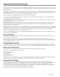 Instructions for Form M3 Partnership Return - Minnesota, Page 4