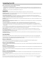 Instructions for Form M3 Partnership Return - Minnesota, Page 5