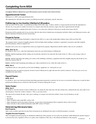 Instructions for Form M3 Partnership Return - Minnesota, Page 9