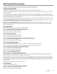 Schedule KPI Partner&#039;s Share of Income, Credits and Modifications - Minnesota, Page 4