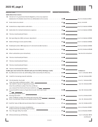 Schedule KF Beneficiary&#039;s Share of Minnesota Taxable Income - Minnesota, Page 2