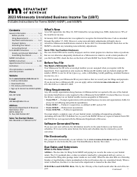 Instructions for Form M4NP, M4NPI, M4NPA - Minnesota