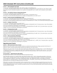 Schedule KPC Partner&#039;s Share of Income, Credits and Modifications - Minnesota, Page 5