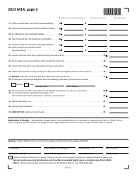 Form M1X Amended Minnesota Income Tax - Minnesota, Page 2