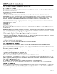 Form M1X Amended Minnesota Income Tax - Minnesota, Page 3