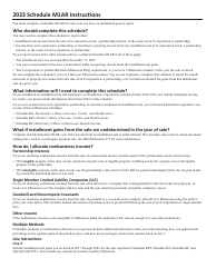 Schedule M1AR Accelerated Recognition of Installment Sale Gains - Minnesota, Page 2