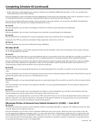Instructions for Form M8 S Corporation Return - Minnesota, Page 15