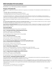 Schedule KS Shareholder&#039;s Share of Income, Credits and Modifications - Minnesota, Page 4