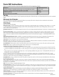 Instructions for Form M2 Income Tax Return for Estates and Trusts - Minnesota, Page 4