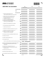 Form M4 Corporation Franchise Tax Return - Minnesota, Page 6