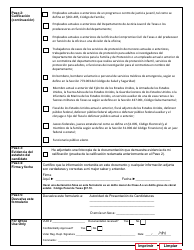 Form 2-67 Request for Confidentiality for Candidates Under Texas Government Code - Texas (English/Spanish), Page 4