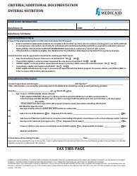 Prior Authorization Packet - Enteral Nutrition - Mississippi, Page 3