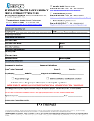 Prior Authorization Packet - Maximum Unit Override - Mississippi