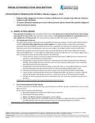 Prior Authorization Packet - Opioid - Mississippi, Page 2