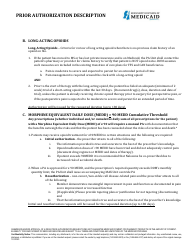 Prior Authorization Packet - Opioid - Mississippi, Page 3