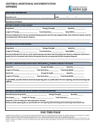 Prior Authorization Packet - Opioid - Mississippi, Page 5