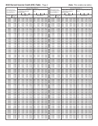 Form 511-EIC Earned Income Credit Worksheet - Oklahoma, Page 5